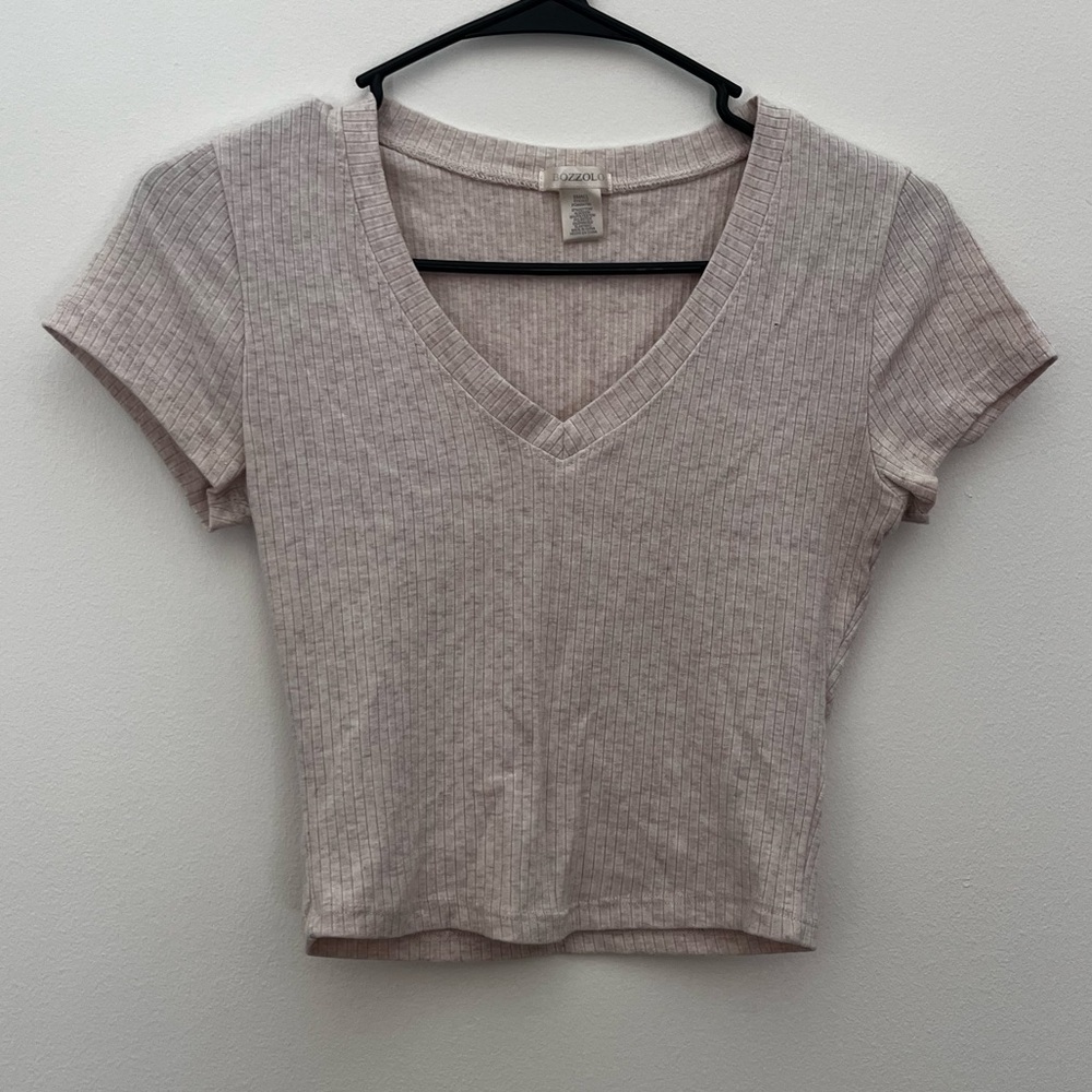 Bozzolo Cream Crop Top